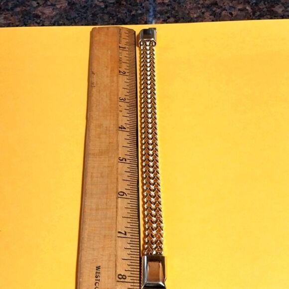 UNISEX Magnetic  Titanium Herringbone Bracelet.NEW - Picture 1 of 7